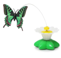 Automatic Electric Rotating Cat Toy Simulation Butterfly Toys for Cat Automatic Rope Funny Cat Stick Pet Product Cat Accessories. 