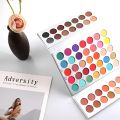 Beauty Glazed Professional Makeup 63 Colours eyeShadow Palette Powder With Profession Makeup Brushes Set and Powder Blender Gorgeous Me Cosmetics Perfect Color eye Shadow Tray Set. 