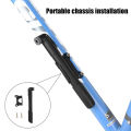 1PC 120Psi Mini Bike Pump Plastics Portable Bicycle Hand Air Pump Tire Inflator Schrader Presta Valve Road Cycling Pump YUYIN. 