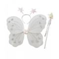 Fairy Wings Set For Girls - White. 