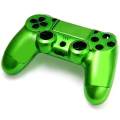 Gold Replacement Polished Plating Housing Shell Cover Parts Case Kit With Buttons For PS4 Controller DualShock 4. 