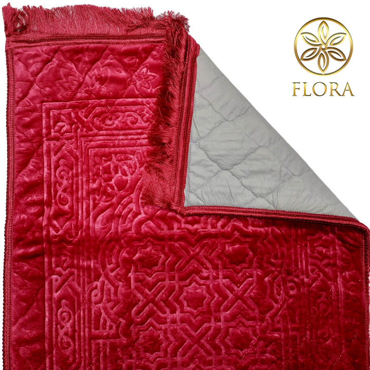 Velvet%20Foam%20Print%20Embossed%20Jai%20namaz%20/%20Janamaz%20/%20Prayer%20Rug%20/%20Prayer%20Mat%20-%20Image%203