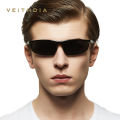 VEITHDIA Aluminum Magnesium Sport Sunglasses Polarized Men Coating Mirror Driving Sun Glasses oculos Male Eyewear Accessories. 