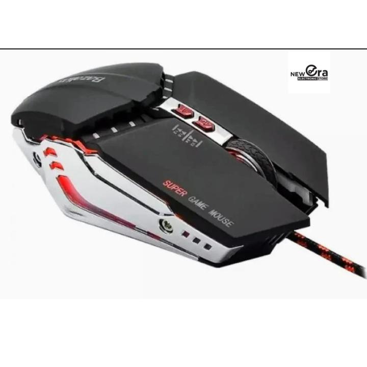 S-TECH - X30 | RGB GAMING MOUSE WITH -3200 DPI INCLUDING –DPI SHIFT  | 7 MACRO RGB LIGHTING EFFECT COLOURS |  USB WIRED OPTICAL FOR PC | LAPTOP - PRO RGB 7 LED SENSOR - BLACK