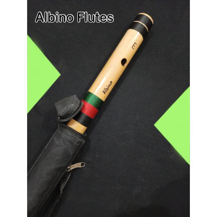Albino E. Base Scale Side Blown Bamboo Bansuri/ Flute