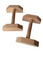 Wooden Parallettes | Push Up Stand & Exercise Bars for Calisthenics | Premium Parallettes for Home Workout & Gym. 