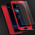 Glass bottom protective cover + tempered te9 pr in the front and rear battery cases of Huawei P9l 360 degrees, suitable for ite mao P10 P10 Plus full hard PC. 