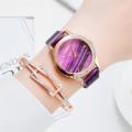 Luxury Fashion Magnetic Women Watches Rose Gold Stainless Steel Mesh Strap Ladies Quartz Wristwatches Minimalist Female Clock. 