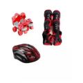 Golden store Skate Shoes , Helmet & Protection set pack of 3 item. 