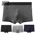 Elastic Waist Men Boxers Cozy Hygienic Men's Winter Underwear Plush Waistband Soft Warm U Convex Boxers Ideal for Southeast Asian Buyers Men Boxer Briefs. 