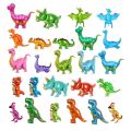 Tyrannosaurus Triceratops Stegosaurus Dinosaur Aluminum Film Balloon Jungle Animal Inflatable Thickened Cartoon Dinosaur Theme Balloon 3D Self Standing Dino Party Decoration Home Decor. 
