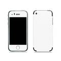 Iphone 3G White Carbon Fiber Texture Mobile Skin. 
