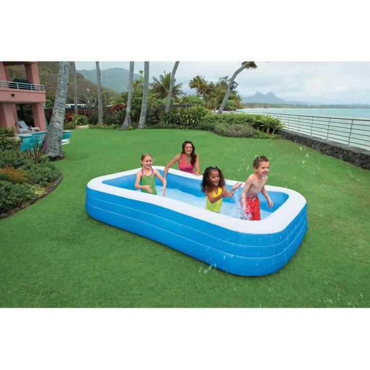 Intex Family Rectangular Pool Intex Rectangular Swim Center Family Pool | Daraz.pk