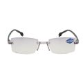 Rimless Diamond-cut Reading Glasses Anti-blue Light and Neutral / Blue Film Integrated Full Degree 1.0 1.5 2.0 2.5 3.0 3.5 4.0. 