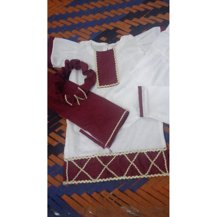 kurta with belt wali shalwar dobata and rebon
