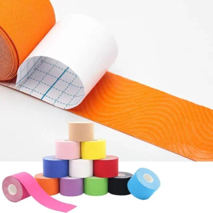 Kinesiology%20Tape%20Athletic%20Recovery%20Elastic%20Tape%20Elbow%20Knee%20pad%20Muscle%20Pain%20Relief%20Support%20for%20Gym%20Fitness%20Bandage%20Chest%20patch%20-%20Image%203