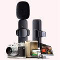 K9 Dual Wireless Microphone For Android Type C & Apple_iPhone For Live Streaming Vlogging Recording and Live Interviews Live Game Video Shooting Streaming Vlogging Type C Android, IOS Lightining K9 Dual Mic. 
