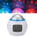 Music LED Star Sky Projection Digital Alarm Clock Calendar For Children Gift. 