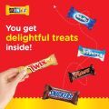 Best Of Minis Chocolate (Mars, Snickers, Bounty, Twix & Milky Way), 20 Mix Bars, 400gm. 