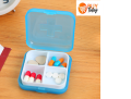 Mini Medicine Box Holder Organizer Container Pill Cases , travel 4 grid box, medicine box, portable box, Mini Pill box. 