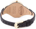Fossil Georgia Black Leather Watch for Women- ES3148. 