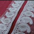 FASHION! 1 GAZ ( YARDS) FANCY LACE FOR CLOTHES/PATCH LACE FOR WOMEN CLOTHES/4.5 inch width. 