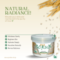 Rice Face Scrub Suitable for All Types Skin suitable for both Men & Women | Organic Rice Scrubs Deep Hydration. 