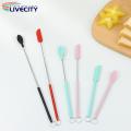 Makeup Spatula Telescopic Food Bottle Beauty Products Silicone Spatula. 