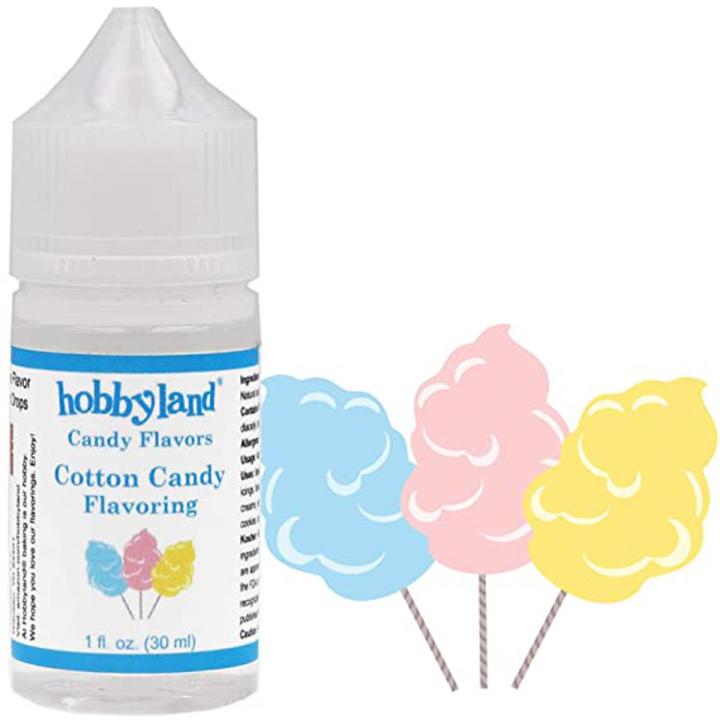 Hobbyland Candy Flavors (Cotton Candy Flavoring, , Cotton Candy Concentrated Flavor Drops