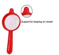 2 Pcs Tea Strainer for Kitchen, Chhalni for Tea and Coffee Food Strainers with Plastic Mesh. 