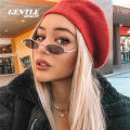 (GENTLE MOSCOT)High Quality Modern Western Oval Sunglasses Personality Fashion Leisure Glasses For Women And Men. 