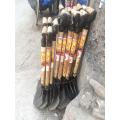 High Quality Garden Spade Shovel Belcha with Wooden Handle Heavy Duty Agricultural Tool Strong Wooden Handle For Digging. 