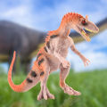 Dinosaur Statue Highly Simulated Multicolor Jurassic Dinosaur Sculpture Desktop Decor. 