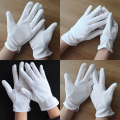 5/1Pairs White Cotton Gloves Non-Slip Gripper Dot Gloves with Elastic Cuff Men Women Waiters Drivers Serving Formal Gloves. 
