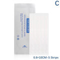 【HOT】 2/3/5 Strip Wound Closure Tape Adhesive Sterile Medical Bandage Strip Skin Repair First Aid Surgical Breathable Tape 10CM. 