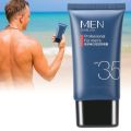 Men Face Body UV Isolation Refreshing Sunscreen Cream Moisturizing Sunblock SPF35 40g. 