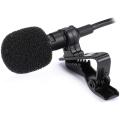 Clip on Microphone, Gyvazla 3.5mm Lavalier Lapel Omnidirectional Condenser Microphone for Phone & Android Smartphones or any other mobile device. 