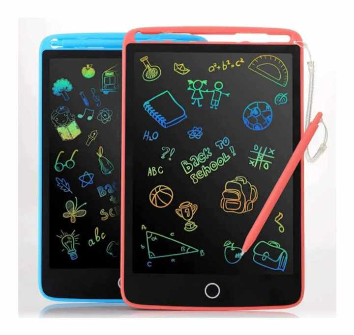 LCD Writing Tablet Kids Drawing Tablet Erasable E-Writer Digital Drawing Board For Kids Sketching Pad/Tablet | Happy Birthday Gift Set | Multi Colors