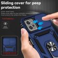 For Motorola Moto G32 Case Ring Holder Slide Camera Lens Protection Phone Cases For Moto G 32 g32 MotoG32 Shockproof Armor Cover. 