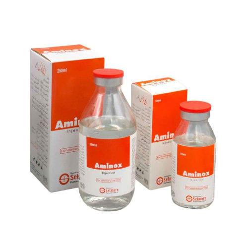 AMINOX INJECTION (100ml) – Premium Amino Acids & B-Complex Solution | Instant Energy & Recovery for Cattle, Buffalo, Sheep & Goats | Weakness & Loss of Appetite Treatment