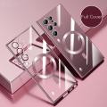 Plating Magnetic Wireless Charging Case For Samsung Note 10 Samsung Note 10+ Plus Note 10 Pro Shockproof Transparent Lens Glass Cover Soft Silicone Tpu 2024 new design new year gift. 