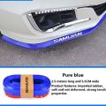 2.5M Car Bumper Lip Stickers Car Front Bumper Lip Rubber Car Bumper Protectors Exterior Mouldings Bumper Lip Strip 65mm Width. 
