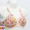 Memon Online Pack of 4 Women Ladies Girls Classy Multi colour Jersey Printed Bra Brief Blouse Brazier Brassier Undergarments- Jersey Brazzer for Girls | Bras | Bra for girls and women. 