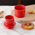 Glossy Finish Butter Bell Crock Durable with Lid Handmade Butter Holder Thicken Big Capacity Ceramic Butter Dish Kitchen. 