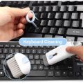 7-in-1 Portable Multifunctional Cleaning Tool Kit for Keyboards, Earphones, Computers, Phones & more. 
