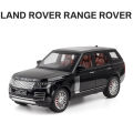 Big Range Rover- Vogue 1:24 XLG Die Cast Metal Model Cars Collectable Alloy Luxury Toy Car 8 inch Black die-cast. 