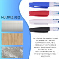 LKPCIGCXM 4 Pcs Deep Reach Markers Long Nose Marker Waterproof Deep Hole Marker 30 mm Reach Permanent Markers, 4 Colors. 