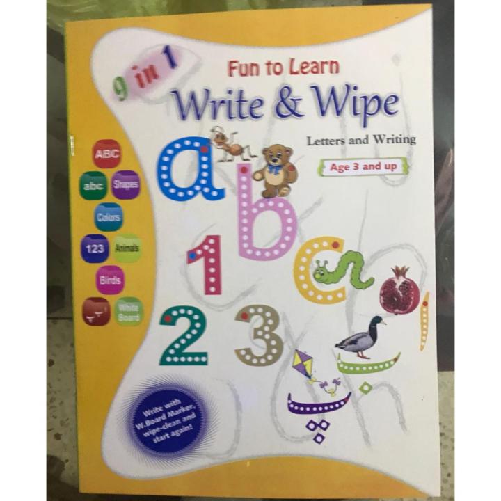 Write and Wipe ABC 123:  Early Learners (Write and Wipe) BOOK.