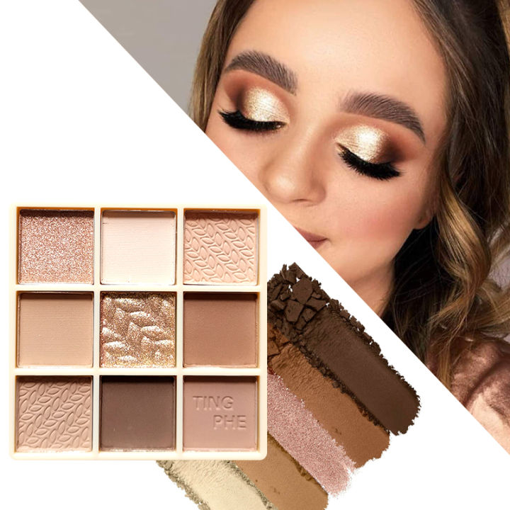 Eyeshadow Palette Travel Size Long Lasting Neutral Nude Eye Make Up Pallet Colorful Pigmented Eye Makeup Cosmetics