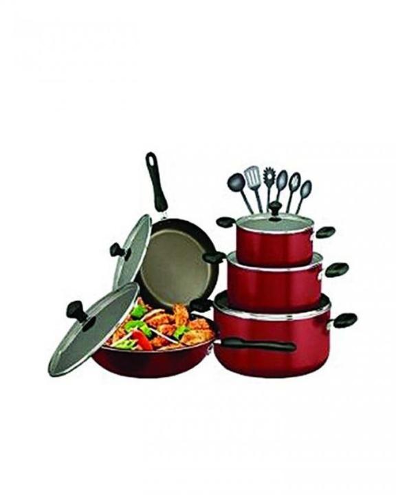 Jumbo Non Stick Cookware Set - 16 Pcs